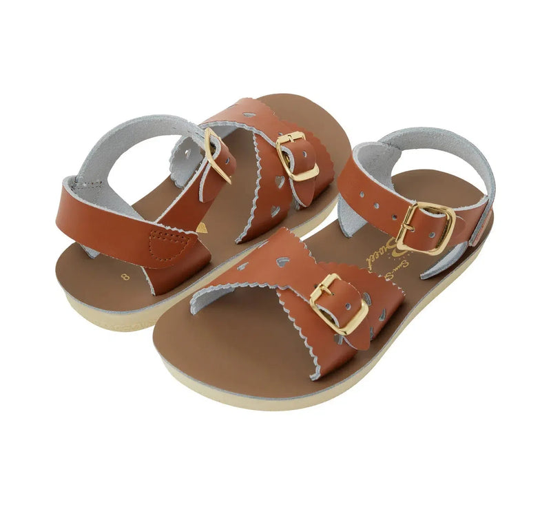 Salt-Water Sandals Kids Sweetheart Child Tan