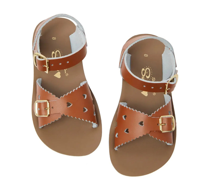 Salt-Water Sandals Kids Sweetheart Child Tan