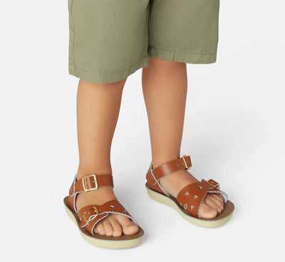 Salt-Water Sandals Kids Sweetheart Child Tan