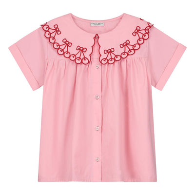 Daily Brat Happy Cherrie Blouse Willow Pink