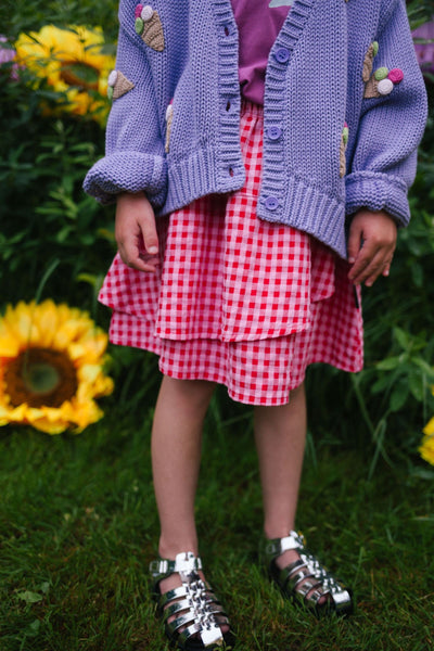 Daily Brat Ice Cream Knitted Vest Lilac