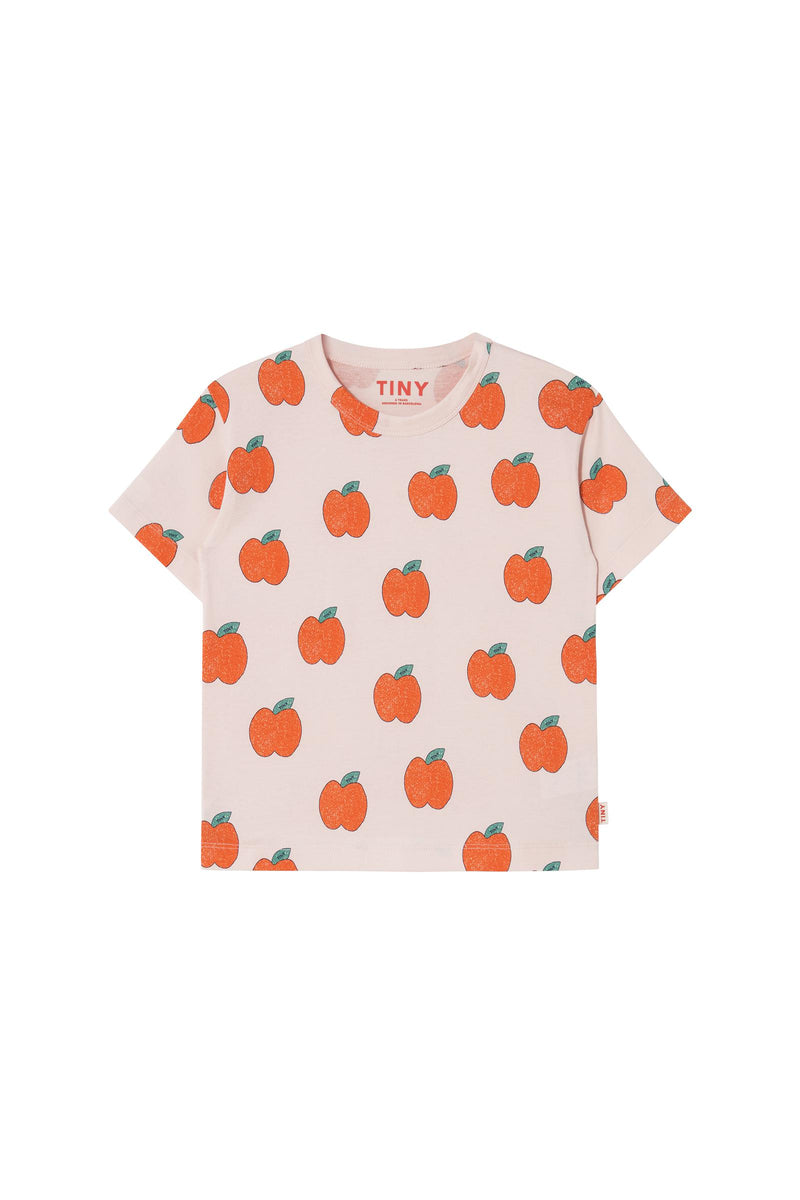 Tiny Cottons Apples Tee Pastel Pink