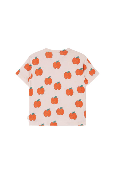 Tiny Cottons Apples Tee Pastel Pink