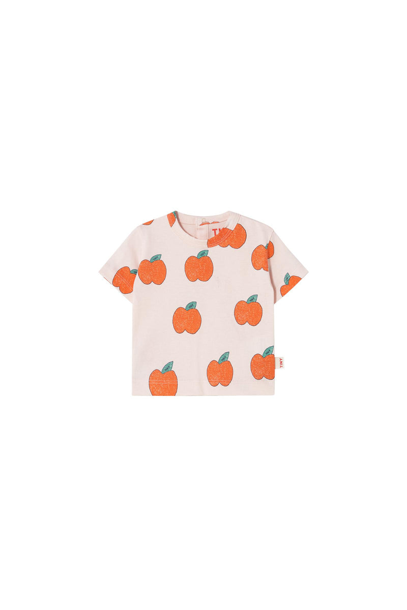 Tiny Cottons Apples Baby Tee Pastel Pink