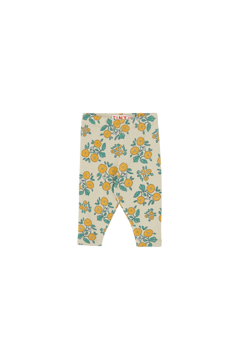 Tiny Cottons Flowers Baby Pant Dark Vanilla