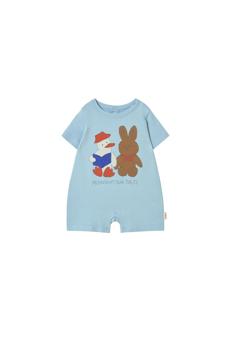 Tiny Cottons Readers Graphic One-Piece Dusty Blue