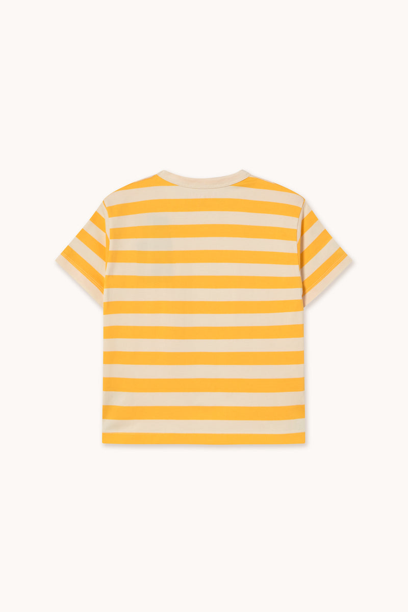 Tiny Cottons Stripes Tee Yellow/Light Cream