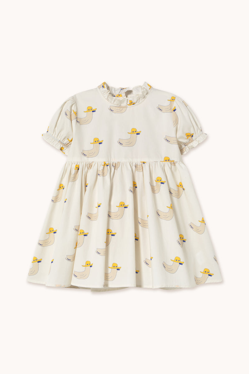 Tiny Cottons Ducks Dress Off-white