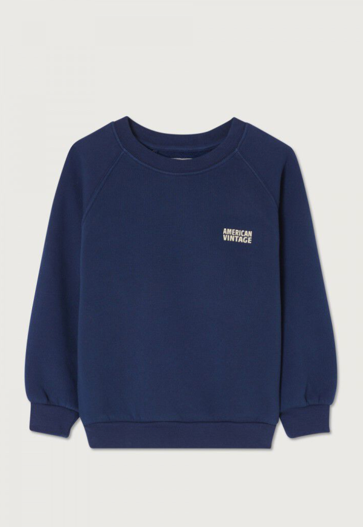 American Vintage Kids Izubird Sweatshirt Vintage Navy