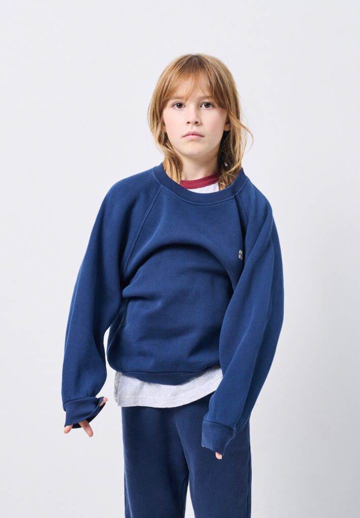 American Vintage Kids Izubird Sweatshirt Vintage Navy