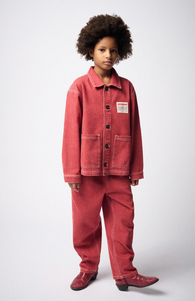 American Vintage Kids Joggers Uzatown Red