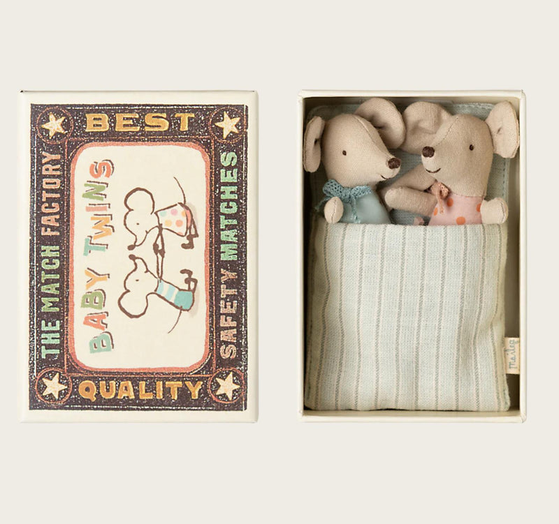 Maileg Twins, Baby Mice in Matchbox II