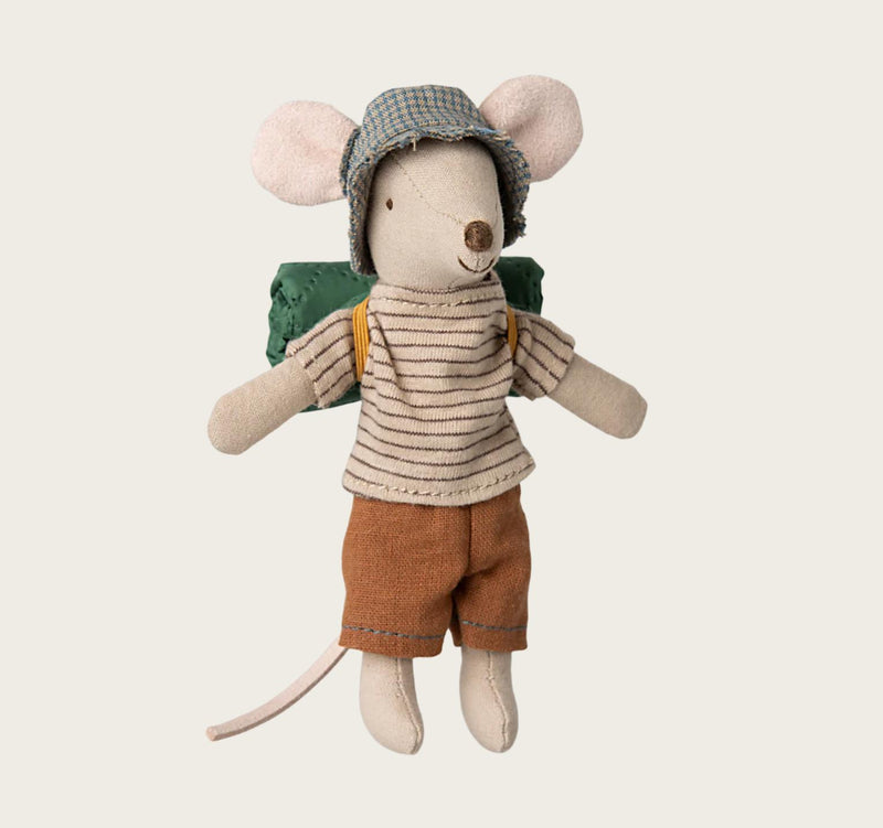 Maileg Hiker Mouse Big Brother Thin Stripes