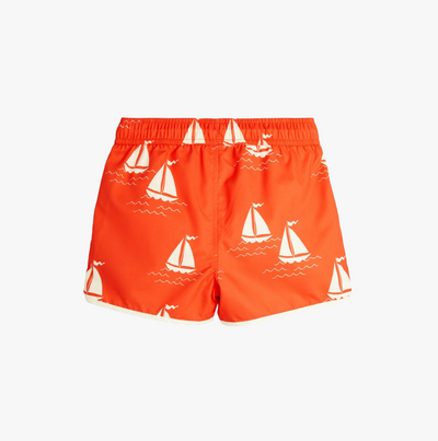 Mini Rodini Baby Sailing Boats aop Swim Shorts