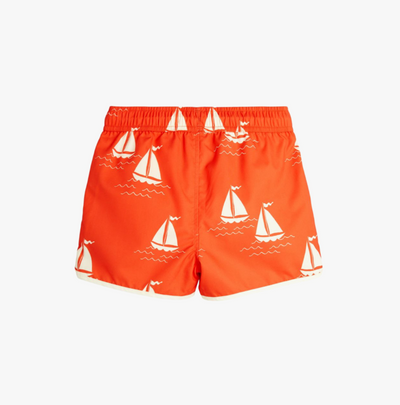 Mini Rodini Sailing Boats aop Swim Shorts