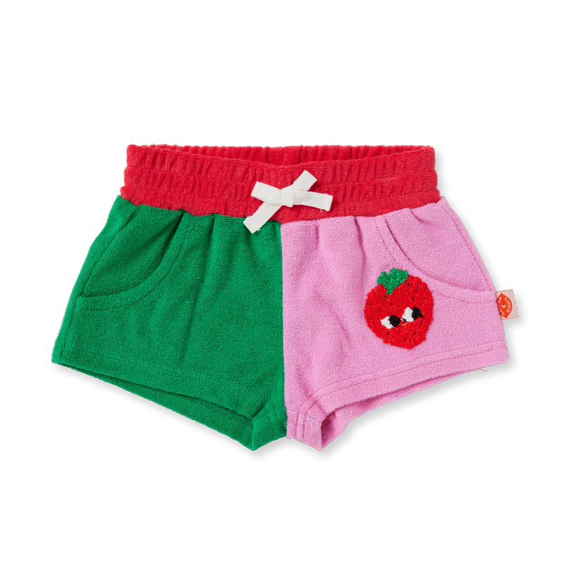 Halcyon Nights Baby Strawberry Terry Shorts