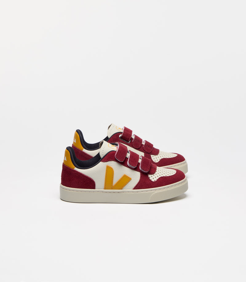 Veja V-10 Chromefree Leather Pure Ouro Marsala