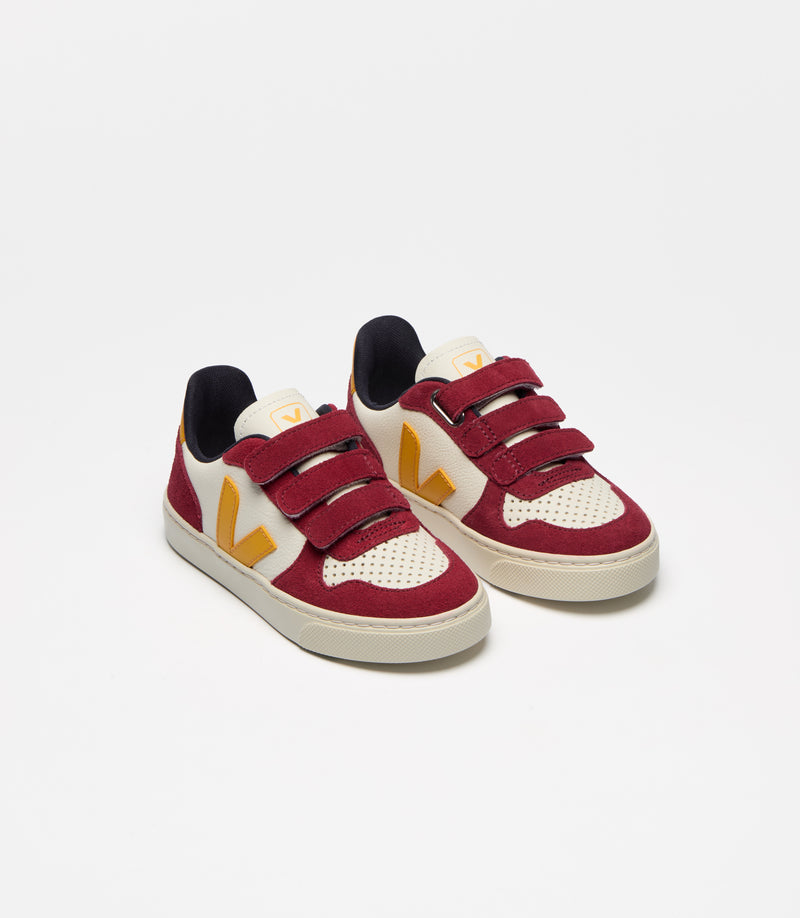 Veja V-10 Chromefree Leather Pure Ouro Marsala