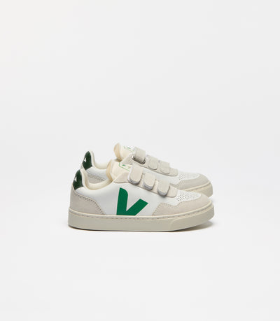 Veja Small V-90 O.T. Leather Extra White Emeraude