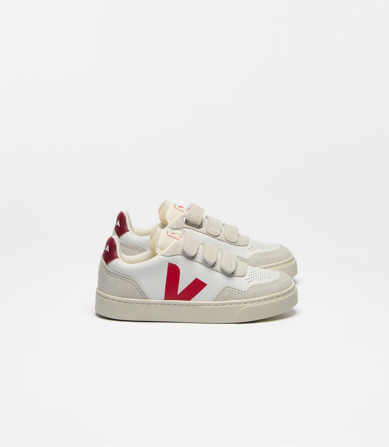 Veja Small V-90 O.T. Leather Extra White Pekin