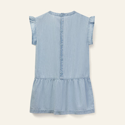 Wynken Glider Dress Pale Bleach Denim