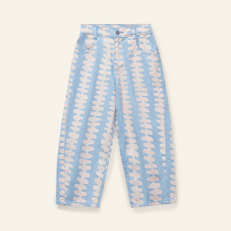 Wynken Square Pocket Jean Soft Pink Stripe