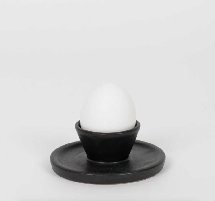 Afro Art Egg Holder Black