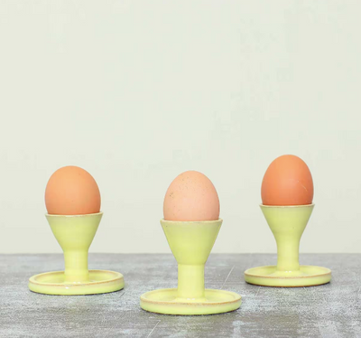 Afro Art Egg Holder Yellow