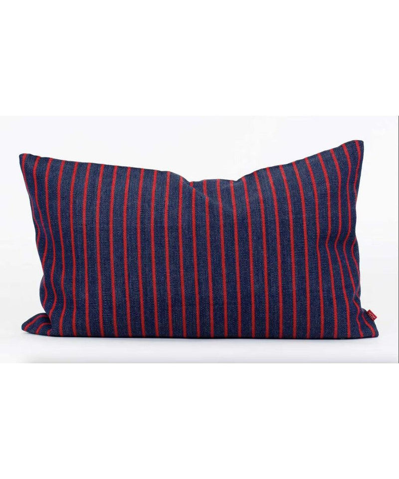 Afro Art Laura Cushion 30x50 blauw/rood