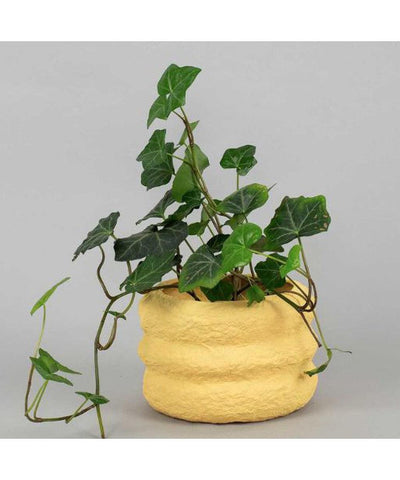 Afro Art PAPIER Pot Yellow