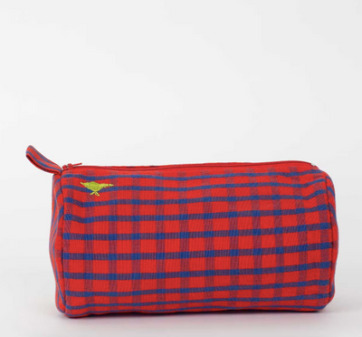 Afro Art Ruta Toilet Bag Red Blue