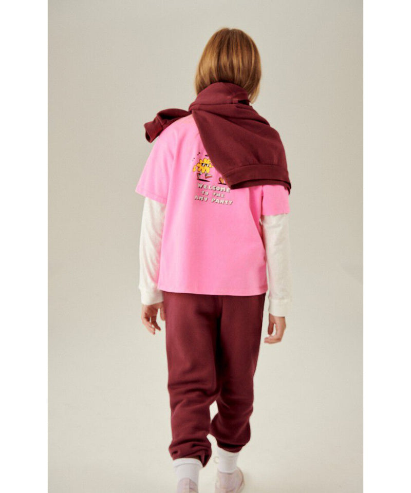 American Vintage Kids Fizvalley s/s Rose Fluo