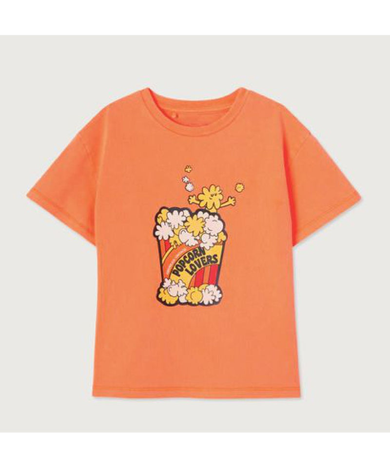 American Vintage Kids Fizvalley T-shirt s/s Feu Fluo