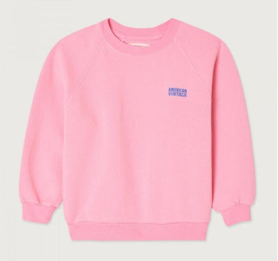 American Vintage Kids Izubird Sweatshirt Cotton Candy