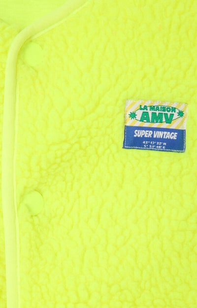 American Vintage Kids Jacket Hoktown Neon Yellow