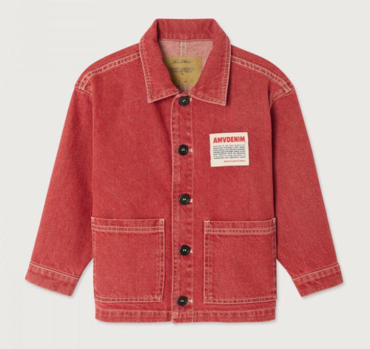 American Vintage Kids Jacket Uzatown Red