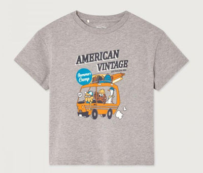 American Vintage Kids Sonoma T-shirt Fizvalley Heather Grey