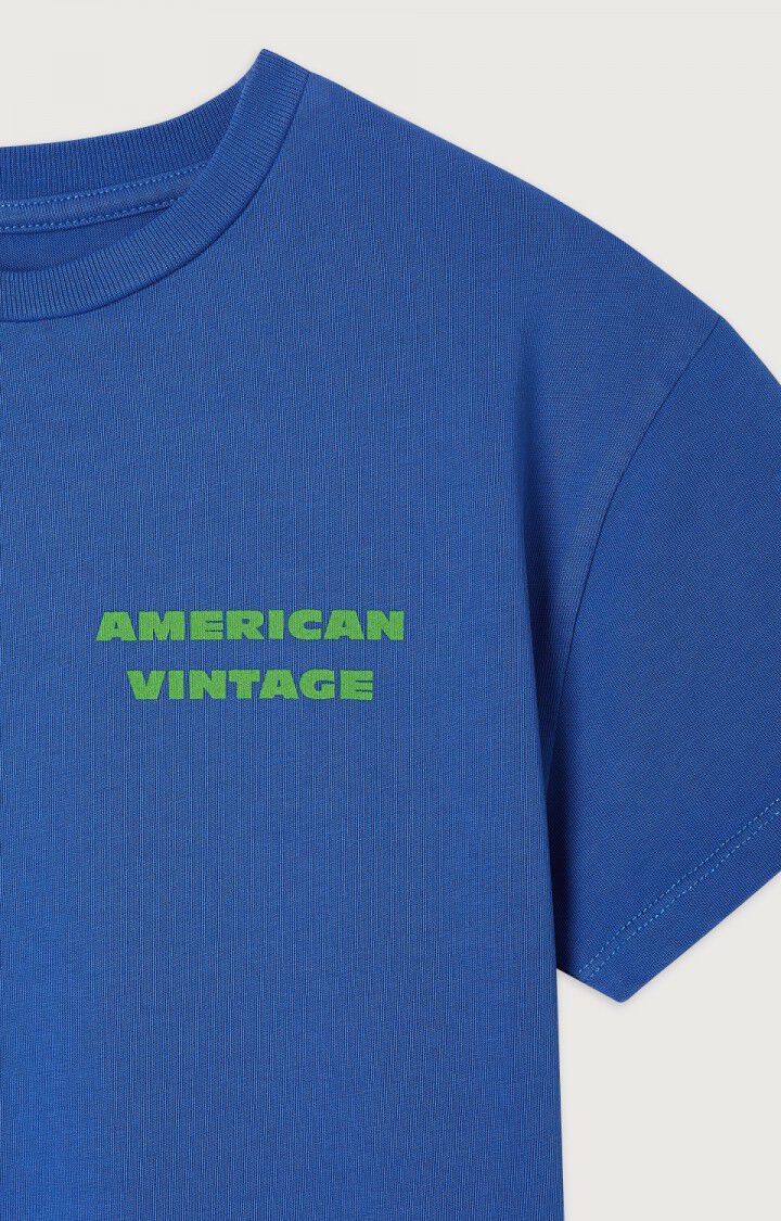 American Vintage Kids Sonoma T-shirt Fizvalley Vintage Cabalt