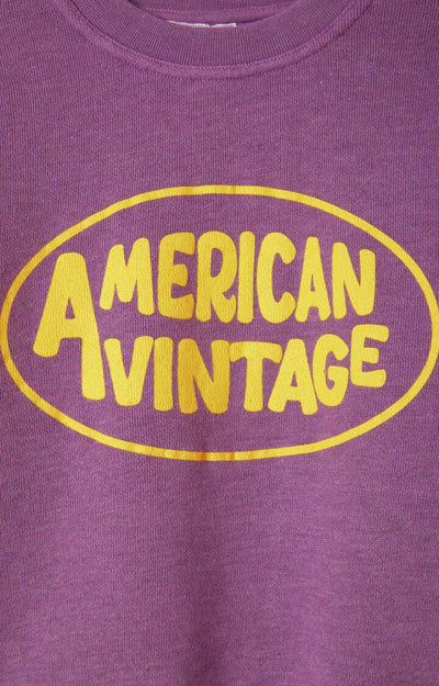 American Vintage Kids Sweatshirt Doven Figue Surteint