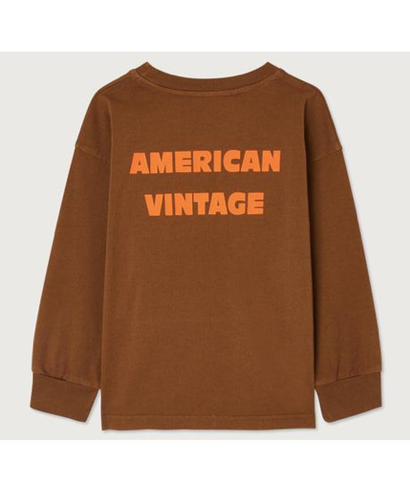 American Vintage Kids T-shirt Fizvalley Brunette Vintage