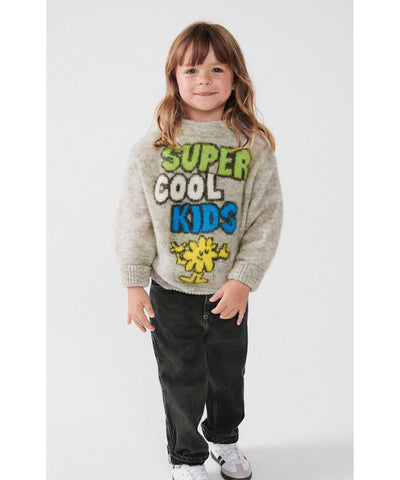 American Vintage Kids Yopday Jeans Black Vintage