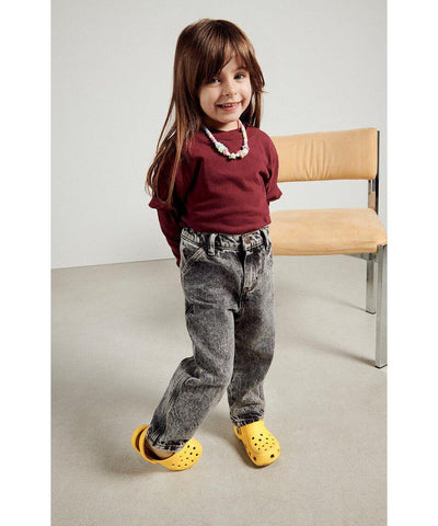 American Vintage Kids Yopday Jeans Snow Black