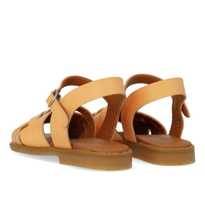 Angulus Braid Sandal Buckle Apricot