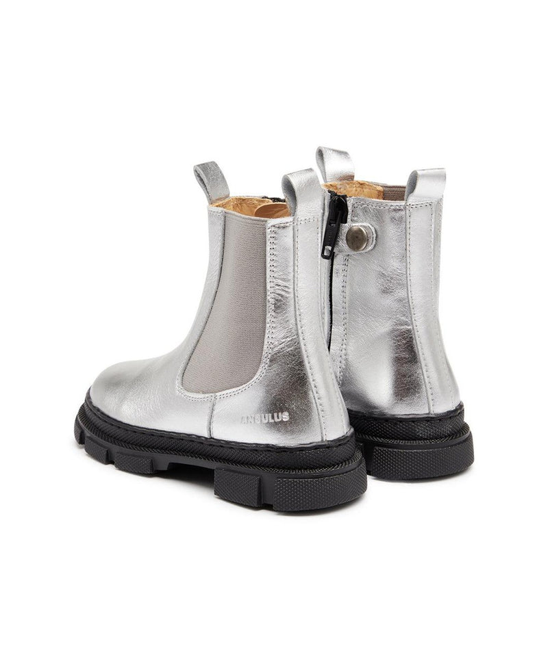 Angulus chunky chelsea boot Silver/Grey