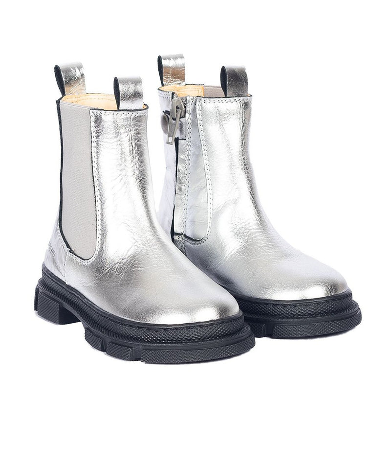 Angulus chunky chelsea boot Silver/Grey