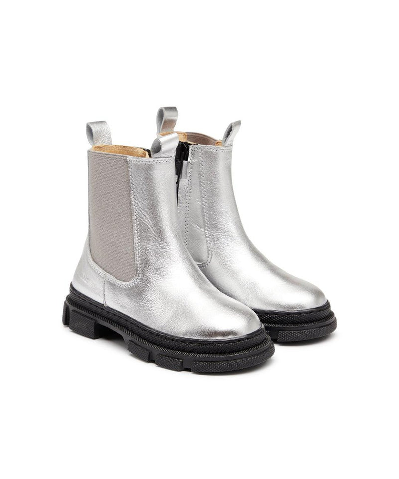 Angulus chunky chelsea boot Silver/Grey