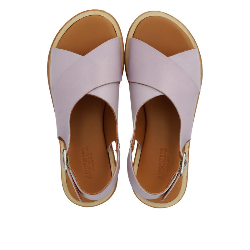 Angulus Cross Sandal Buckle Lilac