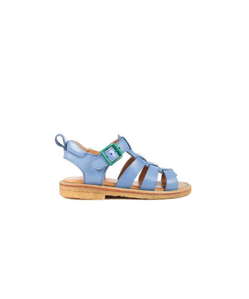 Angulus Sandal Buckle Bright Blue/Green