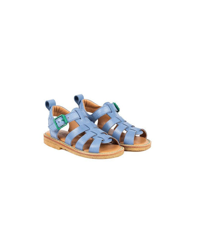 Angulus Sandal Buckle Bright Blue/Green