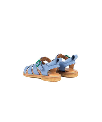 Angulus Sandal Buckle Bright Blue/Green